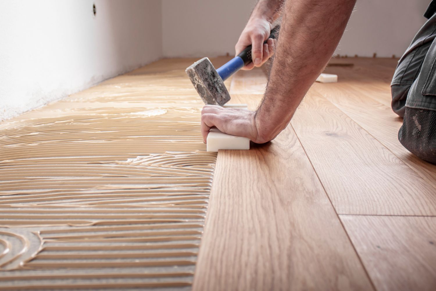 Floorentino® Parkett vollflächig verlegen