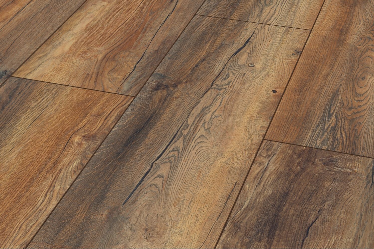 Laminatboden Eiche Bright Brown